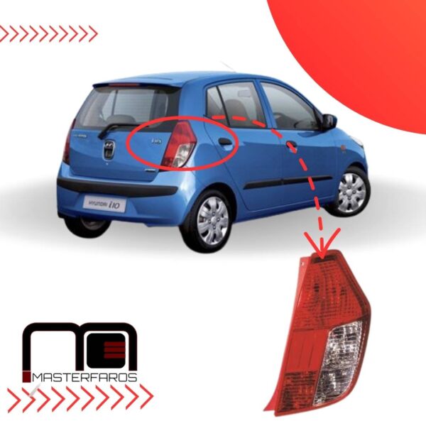 FARO POSTERIOR HYUNDAI I10 2009/2011 RH