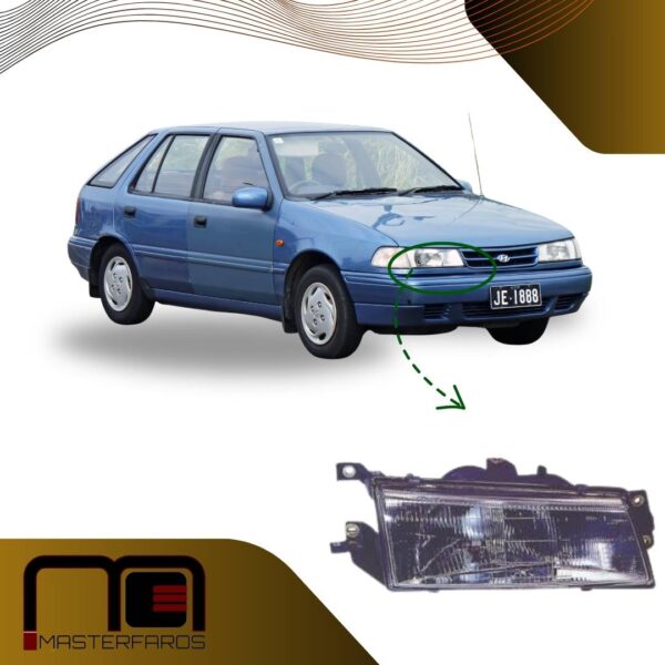 FARO DELANTERO HYUNDAI EXCEL 1992/1996 RH