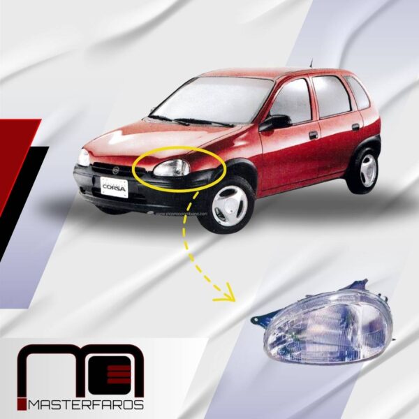 FARO DELANTERO CHEVROLET CORSA NN 1996/2000 LH