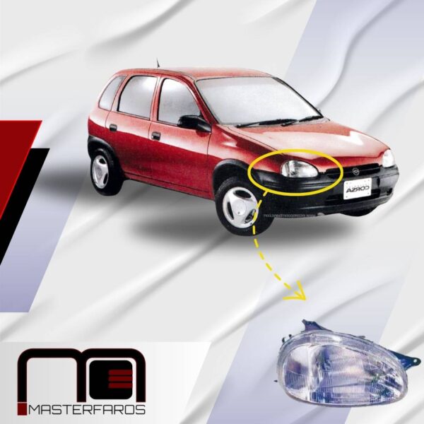 FARO DELANTERO CHEVROLET CORSA NN 1996/2000 RH