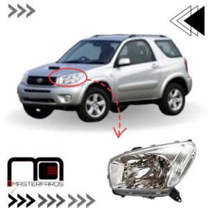 FARO DELANTERO TOYOTA RAV 4 2001/2003 ESQ/BLANCO LH