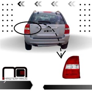 FARO POSTERIOR KIA SPORTAGE 2007/2009 LH