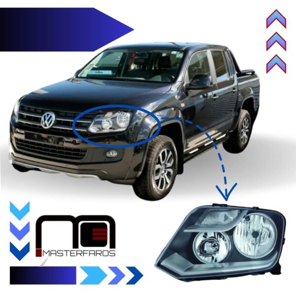 FARO DELANTERO VOLKSWAGEN AMAROK 2018 LH