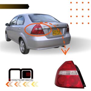 FARO POSTERIOR CHEVROLET AVEO EMOTION 2008/2011 LH