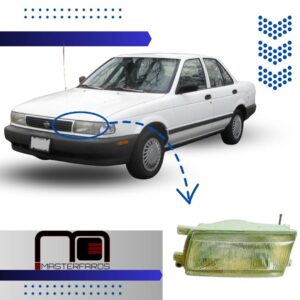 FARO DELANTERO NISSAN SENTRA B13 MEX 1994/2001 PLAST LH