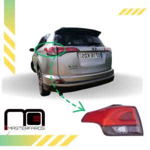 FARO POSTERIOR TOYOTA RAV 4 2017/2019 LH
