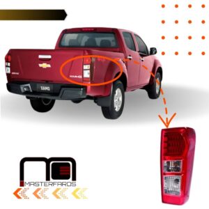 FARO POSTERIOR CHEVROLET LUV D-MAX ROJO CLARO 2014/2016 RH