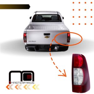 FARO POSTERIOR CHEVROLET D-MAX 4X2 ROJO OBSCURO 2009/2013 RH