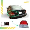 FARO POSTERIOR TOYOTA TERCEL 1998/2001 C/S RH