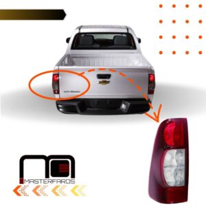 FARO POSTERIOR CHEVROLET D-MAX 4X2 ROJO OBSCURO 2009/2013 LH