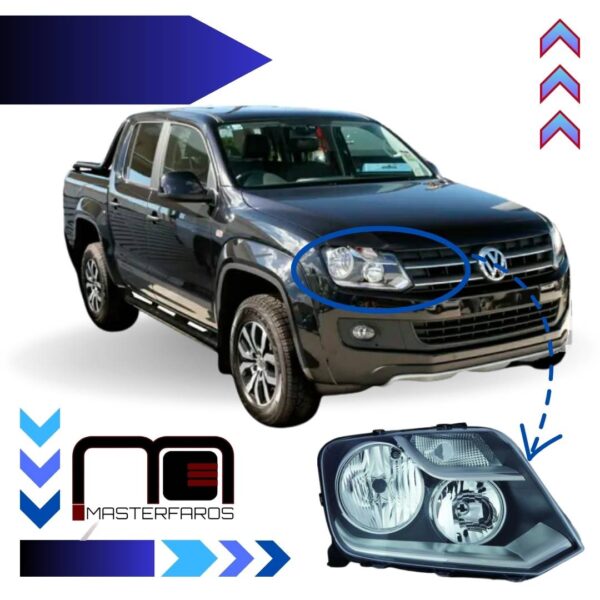 FARO DELANTERO VOLKSWAGEN AMAROK 2018 RH