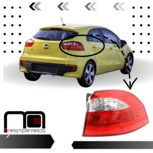 FARO POSTERIOR KIA RIO R 3P 5P 2012/2017 RH