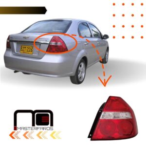 FARO POSTERIOR CHEVROLET AVEO EMOTION 2008/2011 RH