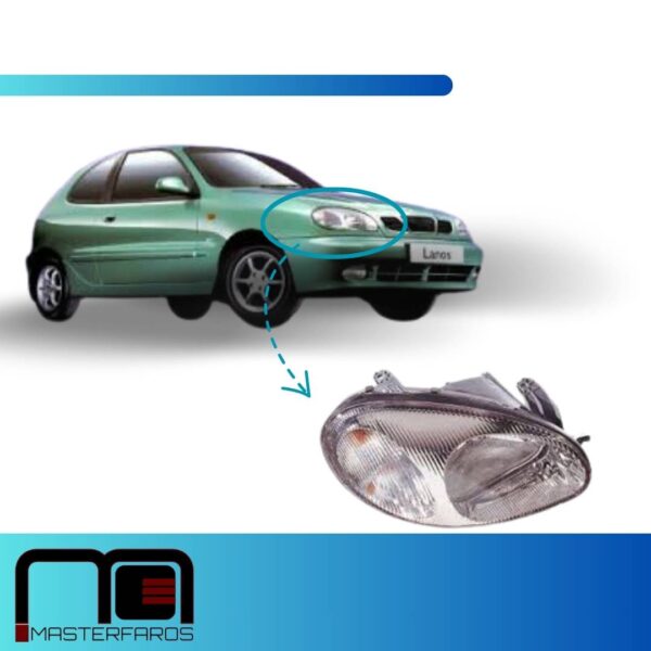 FARO DELANTERO DAEWOO LANOS 1998/2003 RH