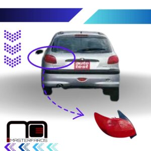 FARO POSTERIOR PEUGEOT 206 2003/2008 LH