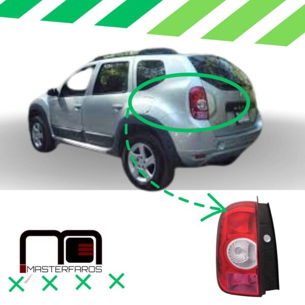FARO POSTERIOR RENAULT DUSTER 2012/2015 LH