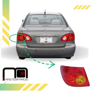 FARO POSTERIOR TOYOTA COROLLA 2003/2007 LH