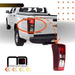 FARO POSTERIOR CHEVROLET LUV D-MAX 2017 - LED ROJO OBSCURO LH
