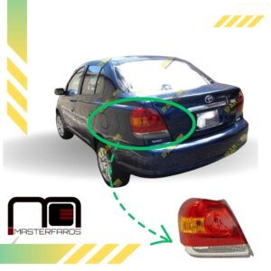 FARO POSTERIOR TOYOTA YARIS 4P 2003/2005 LH