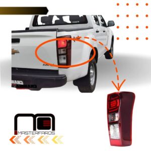 FARO POSTERIOR CHEVROLET LUV D-MAX 2017 - LED ROJO OBSCURO RH
