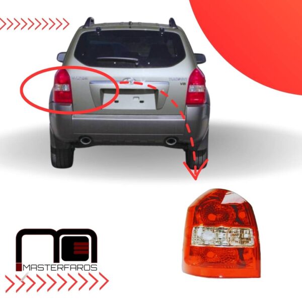 FARO POSTERIOR HYUNDAI TUCSON 2005/2009 LH
