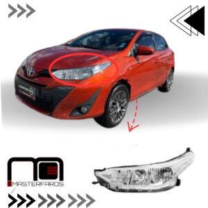 FARO DELANTERO TOYOTA YARIS 4P 2016/2018 LH