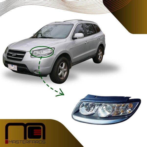 FARO DELANTERO HYUNDAI SANTA FE 2007/2009 LH