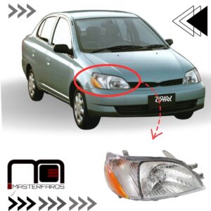 FARO DELANTERO TOYOTA YARIS SEDAN 2001/2002 RH