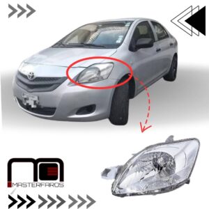 FARO DELANTERO TOYOTA YARIS SEDAN 2007/2015 LH