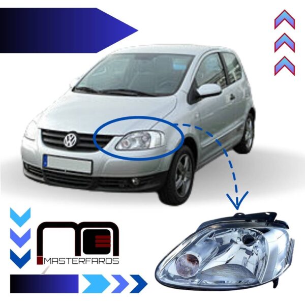 FARO DELANTERO VOLKSWAGEN FOX 2005/2014 LH