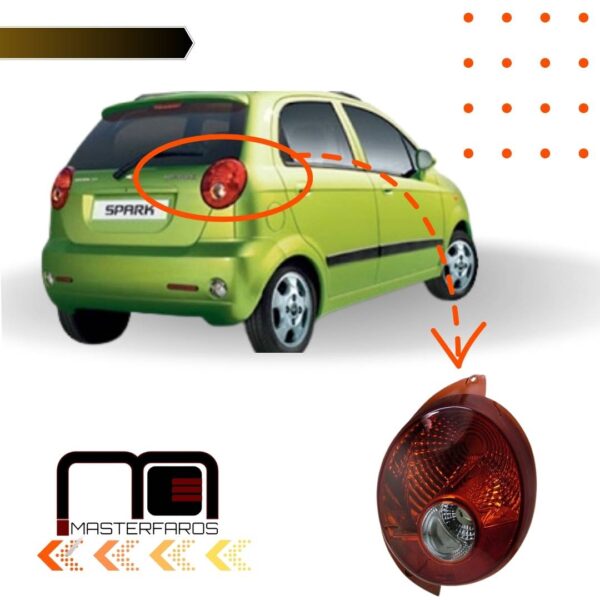FARO POSTERIOR CHEVROLET SPARK 2006/2015 - RH