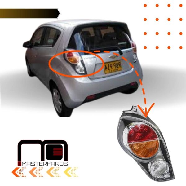 FARO POSTERIOR CHEVROLET SPARK GT 2012/2013 LH