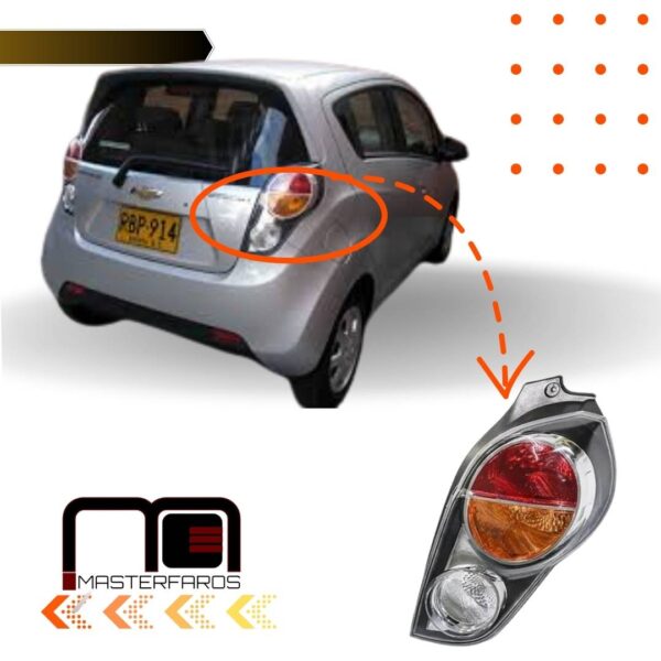 FARO POSTERIOR CHEVROLET SPARK GT 2012/2013 RH