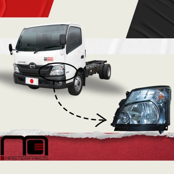 FARO DELANTERO HINO DUTRO 616 2012/2018 LH