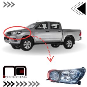 FARO DELANTERO TOYOTA HILUX 4X2 2016/2022 LH