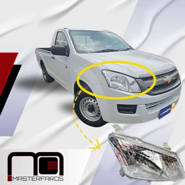 FARO DELANTERO CHEVROLET LUV D-MAX 4X2 4X4 2014/2016 RH
