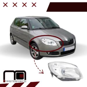 FARO DELANTERO SKODA FABIA 2007 RH