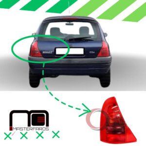 FARO POSTERIOR RENAULT CLIO 2001/2003 LH
