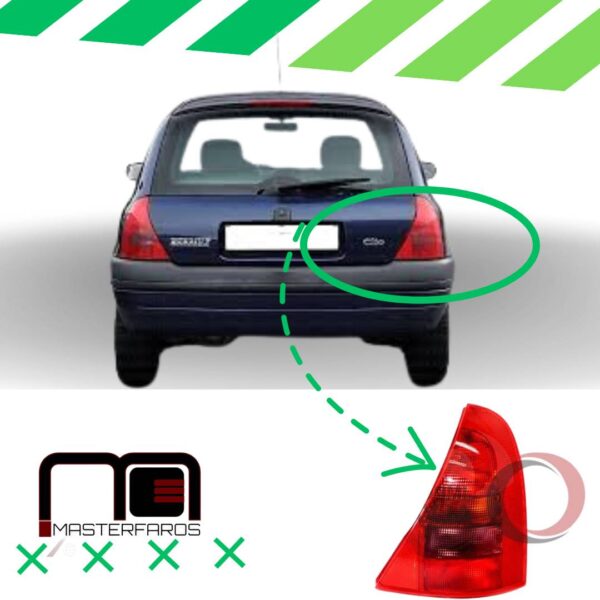 FARO POSTERIOR RENAULT CLIO 2001/2003 RH