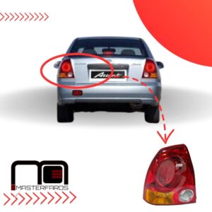 FARO POSTERIOR HYUNDAI ACCENT VERNA 4P 2003/2005 LH
