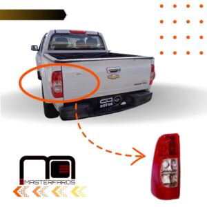FARO POSTERIOR CHEVROLET LUV D-MAX 4X4 2009/2013 ROJO CLARO LH
