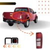 FARO POSTERIOR CHEVROLET LUV D-MAX 2014/2016 ROJO OBSCURO RH