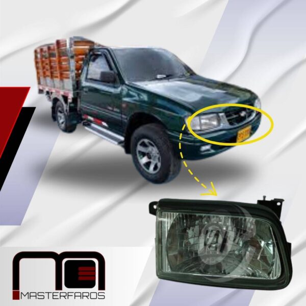 FARO DELANTERO CHEVROLET LUV THAI C/MOLDE C/RAYAS 1998/2004 RH