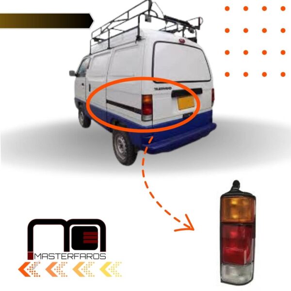 FARO POSTERIOR CHEVROLET SUPER CARRY VAN 2003 C/S LH