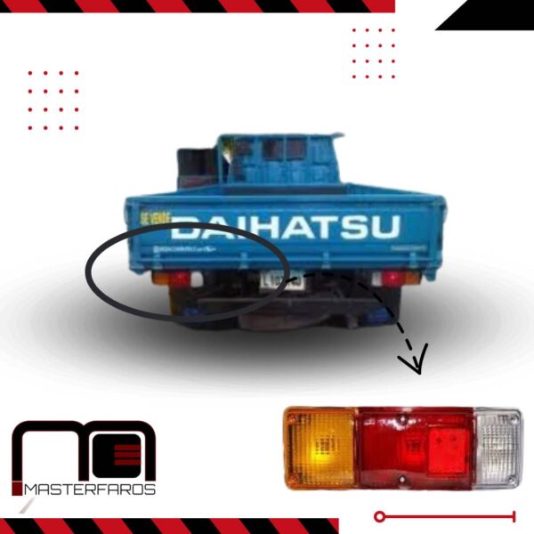 FARO POSTERIOR DAIHATSU DELTA 1981-1986 C/S LH