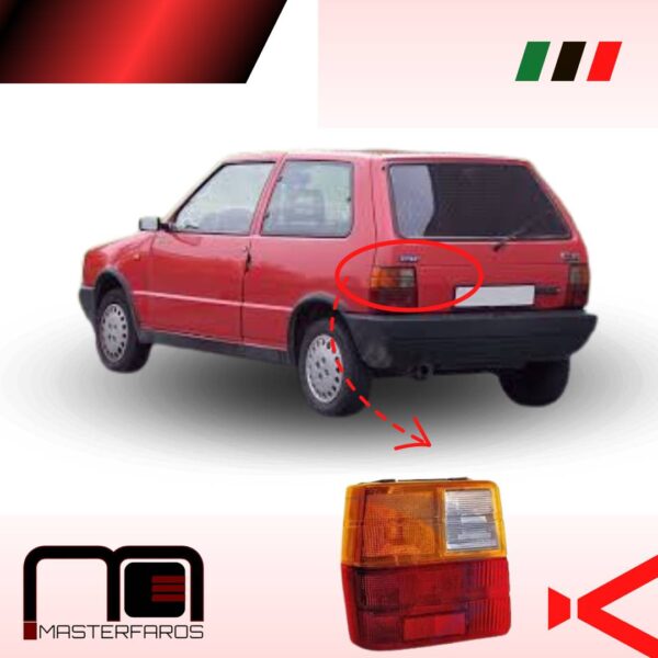 FARO POSTERIOR FIAT UNO 1988/1996 S/SOCKET LH
