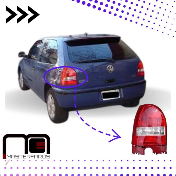 FARO POSTERIOR VOLKSWAGEN GOL 2001/2006 LH