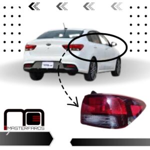 FARO POSTERIOR KIA RIO LX 4P 2018 EXT RH