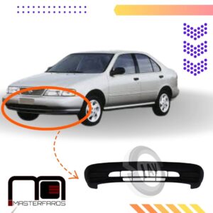 GUARDACHOQUE NISSAN SENTRA B14 1996/1999 NEG S/H NEB