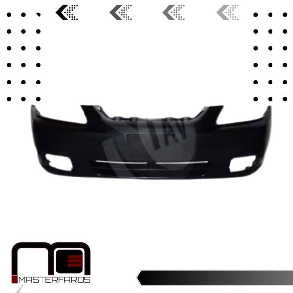 GUARDACHOQUE KIA RIO STYLUS 2003/2005 NEG - Imagen 2